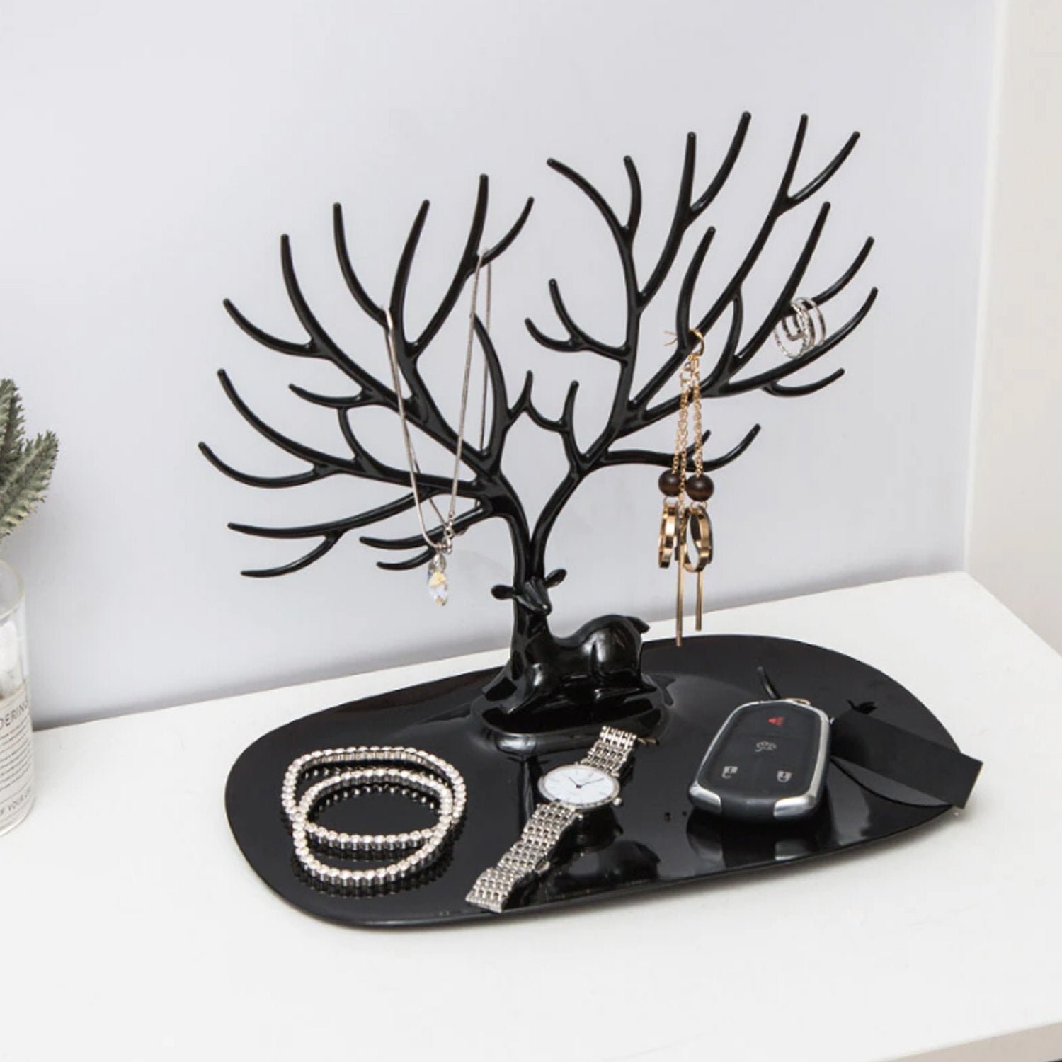 1788 Deer Shaped Jewellery Display Holder Earring Necklace Holder Organiser (1Pc Only) 1788 Deer Shaped Jewellery Display Holder Earring Necklace Holder Organiser (1Pc Only)